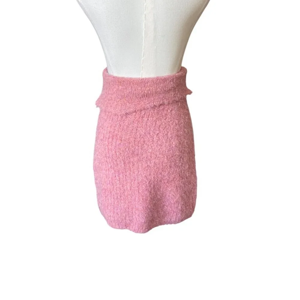 Wild Fable Micro Mini Pink Skirt Size XXS NWT Fuzzy‎ Y2K Preppy Twee Coquette